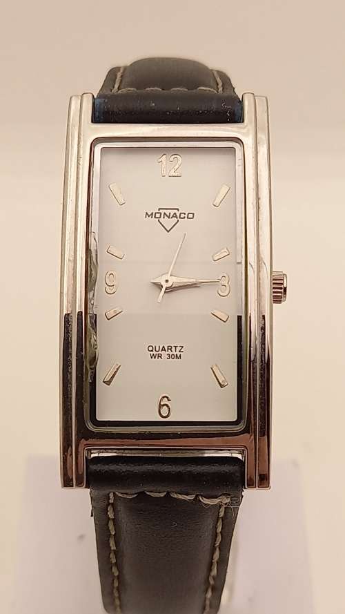 Pre-owned Monaco Ladies Quartz watch - WORKING- Leather strap