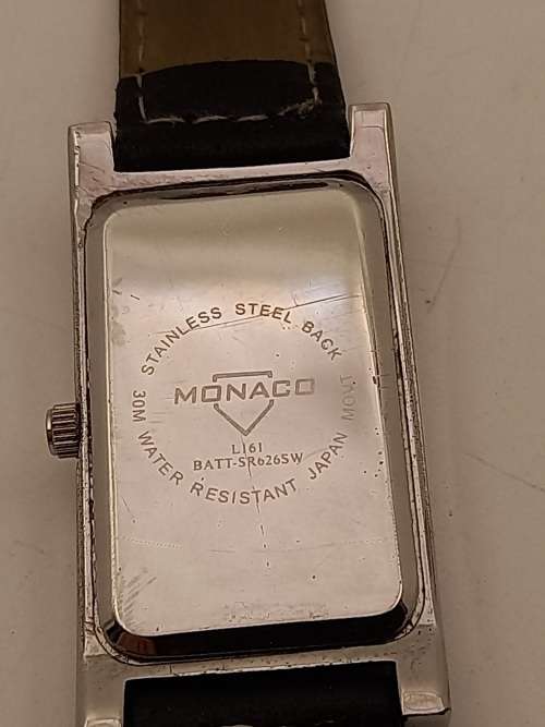 Pre-owned Monaco Ladies Quartz watch - WORKING- Leather strap
