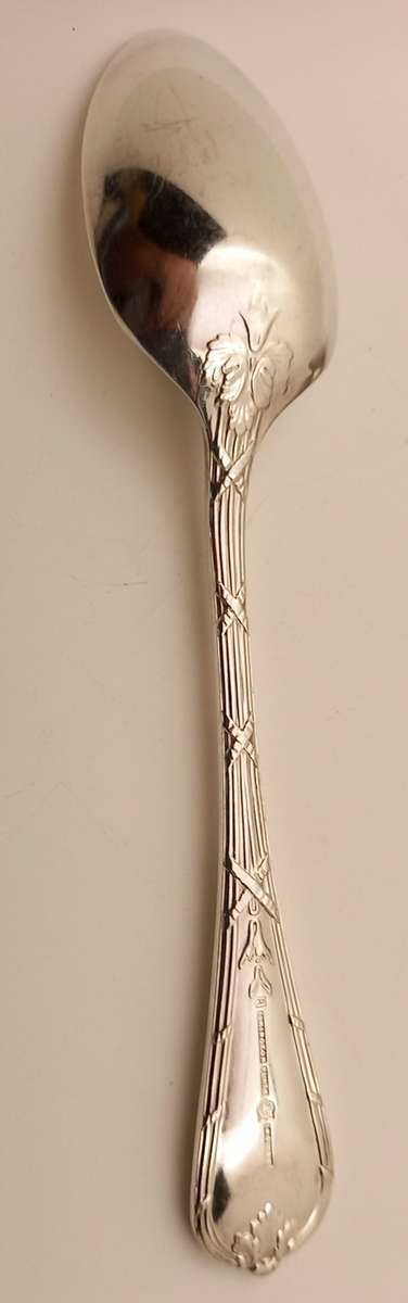 6 x Large Vintage E&Co R Elkington Plate Spoons (High Quality) 189mm