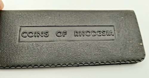 7 Vintage 1964-1977 Rhodesia Coins in Plastic Coin Flip -Uncirculated