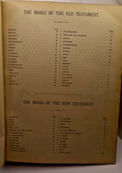 Antique 1850`s Family(Finn/Stopforth) Bible  with MANY GUSTAVE DORE (1832-1883) illustrations
