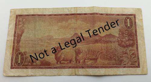 1973 1 Rand -English - Afrikaans - T.W. De jongh