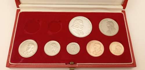 1968 Proof Coin set (SILVER R1) in Original SA Mint box