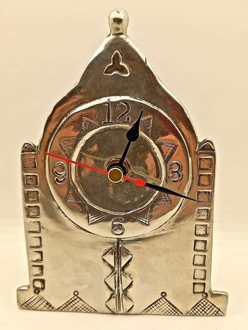 Genuine Carrol Boyes Pewter Desk Clock (Working) Battery Operated