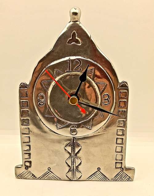 Genuine Carrol Boyes Pewter Desk Clock (Working) Battery Operated