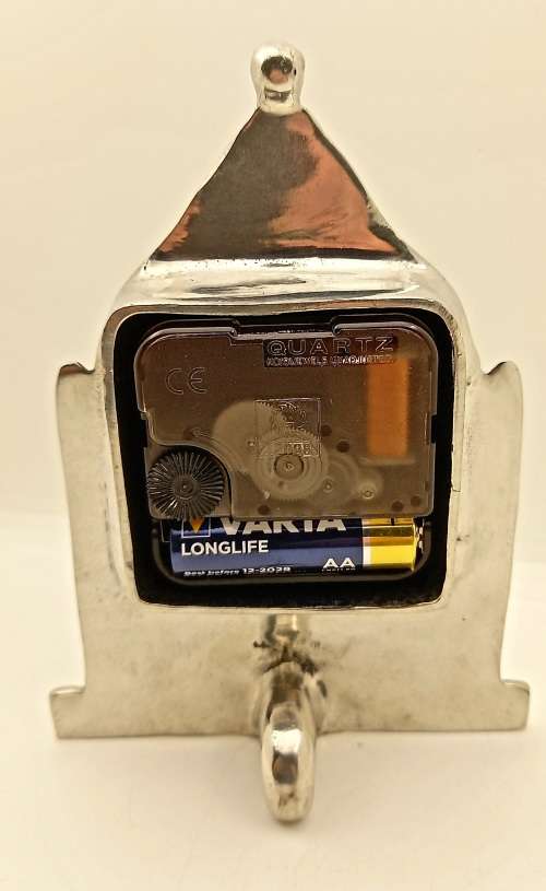 Genuine Carrol Boyes Pewter Desk Clock (Working) Battery Operated