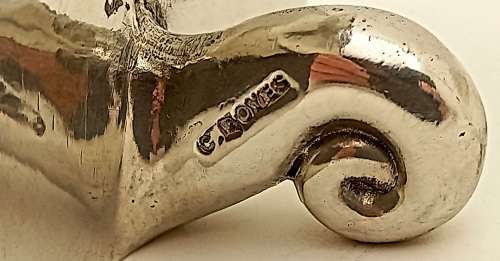 Genuine Carrol Boyes Pewter Desk Clock (Working) Battery Operated