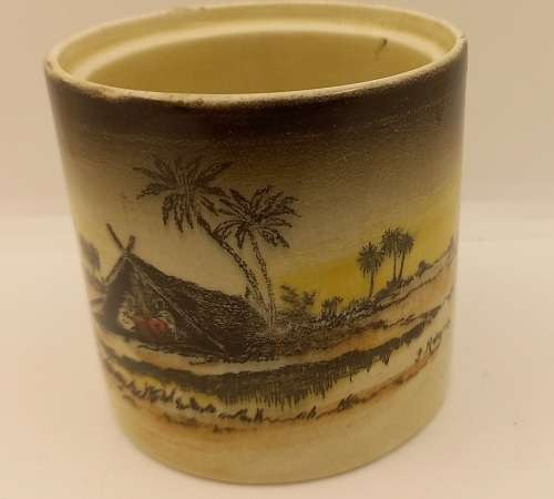 Rare Antique A.J Wilkinson Homeland Series Africa Royal Staffordshire Sugar Pot without Lid 76x80mm
