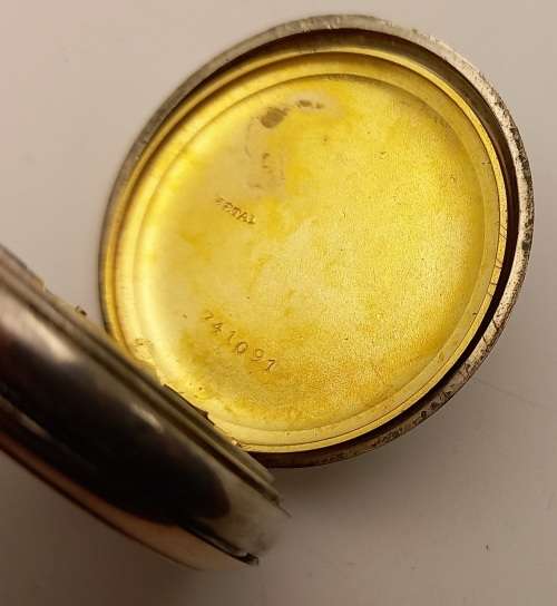 Antique  MK (Michael Kors) Pocket watch not working (for spares) see all photos (lens is loose)