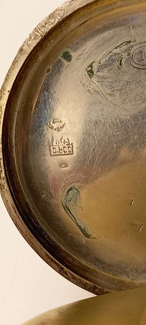 Antique  MK (Michael Kors) Pocket watch not working (for spares) see all photos (lens is loose)