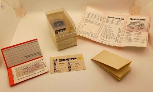 Pre-owned Vintage 1970's Continental Swiss Mechanical watch with digital display -working with case