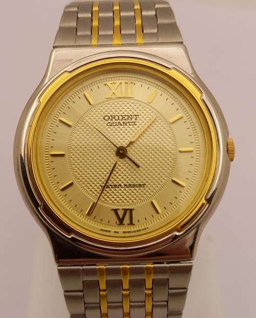 Pre-owned Orient Quarts watch Japan BK B050JU30-LC1-Unused-working