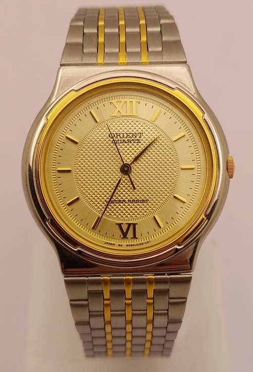 Pre-owned Orient Quarts watch Japan BK B050JU30-LC1-Unused-working
