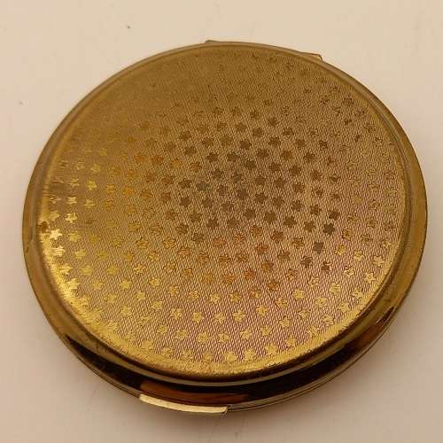 Vintage Ladies Powder Compact with Mirror  82mm in Diameter