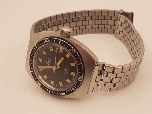 Vintage Mens Swiss Made BUREN Automatic Watch 25 Rubis Incabloc 20 ATM -working -holding Time