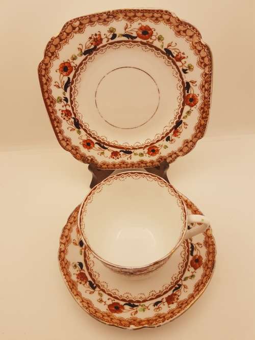 1940-1950's Melba Bone China Trio Made in England- Cup has a Hairline Crack