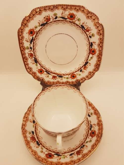 1940-1950's Melba Bone China Trio Made in England- Cup has a Hairline Crack