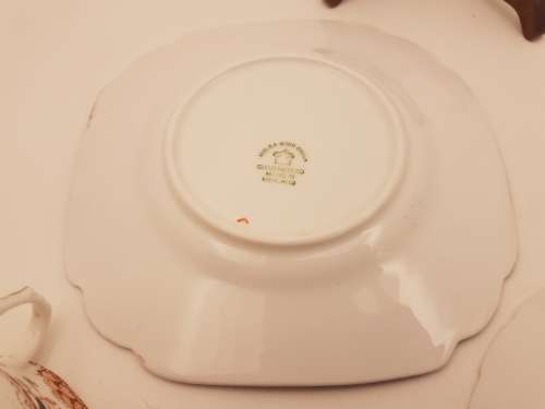 1940-1950's Melba Bone China Trio Made in England- Cup has a Hairline Crack