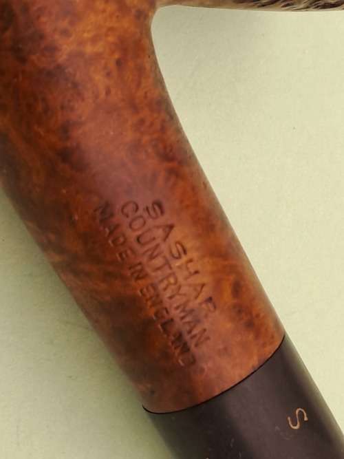 Vintage SASHAR COUNTRYMAN Smoking Pipe Made In England - Used