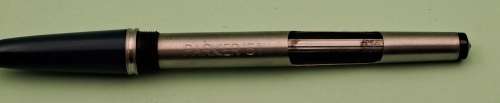 Vintage 1961 Parker 51 Fountain pen with squeeze Converter -engraved on Barrel Geelkoperwinkel