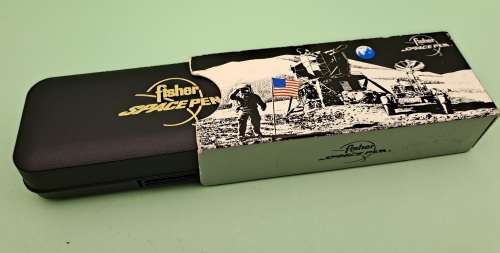 2 1960's original Fisher Astronaut Space Pens used by NASA-writes at every angle even upside down