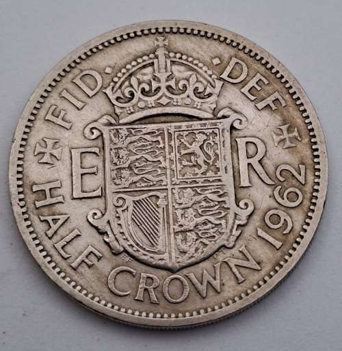 1962 United Kingdom ½ Crown - Elizabeth II