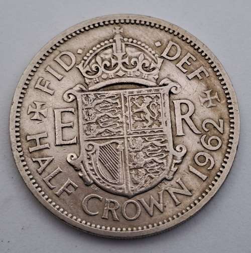 1962 United Kingdom ½ Crown - Elizabeth II