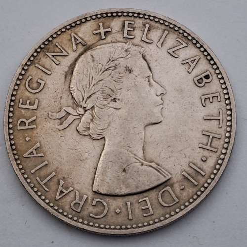 1962 United Kingdom ½ Crown - Elizabeth II