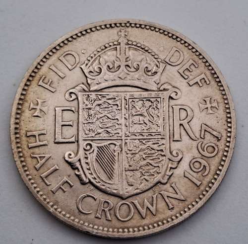 1967 United Kingdom ½ Crown - Elizabeth II