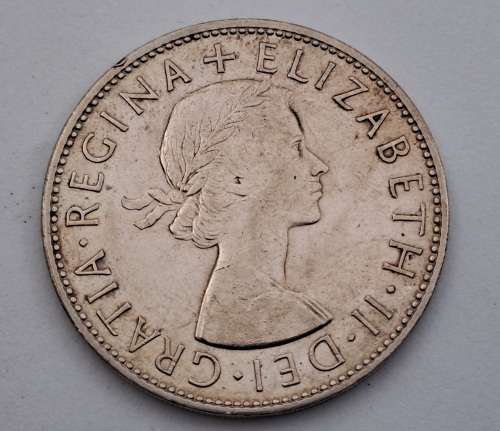 1967 United Kingdom ½ Crown - Elizabeth II