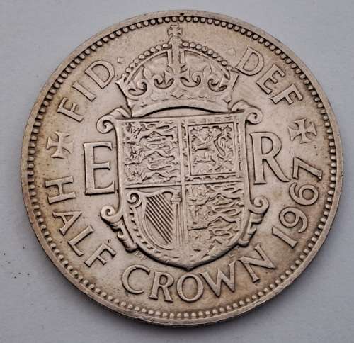 1967 United Kingdom ½ Crown - Elizabeth II