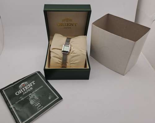 Pre-owned  Vintage Un-Used Orient ladies Watch -Working with new battery-still in packaging
