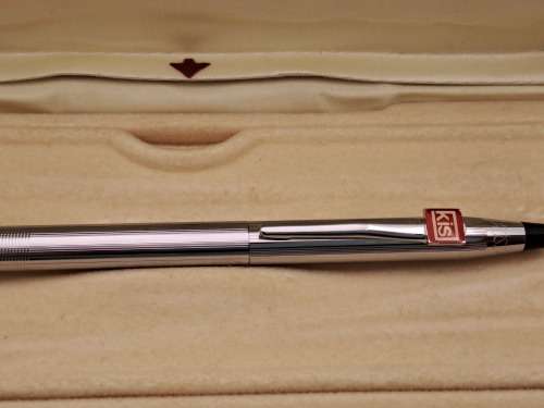 Pre-owned - Cross Chrome Pen Made in Ireland -Ink still ok  -In Case - Branded