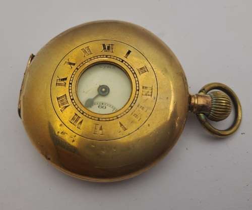 6 x Antique /Vintage Pocket (Not working) watches for repairs or spares -inc. 2 Waltham,Kienzle,Cyma