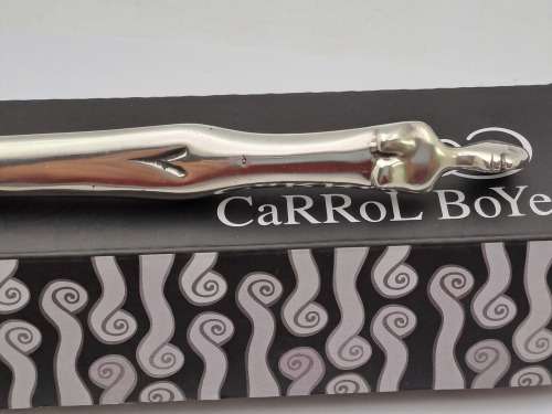 Collectable Carrol Boyes Pen (Woman) Carrol Boyes Functional Art in pewter -Boxed