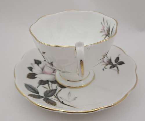 Vintage Royal Albert `Queens Messenger ` Coffee Duo