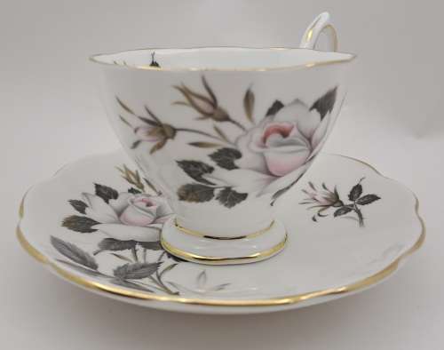 Vintage Royal Albert `Queens Messenger ` Coffee Duo