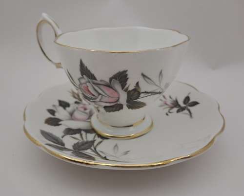 Vintage Royal Albert `Queens Messenger ` Coffee Duo