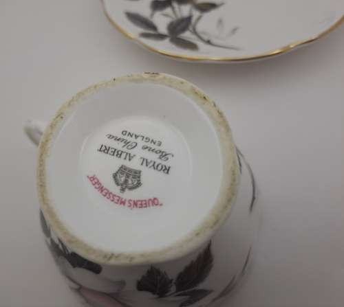 Vintage Royal Albert `Queens Messenger ` Coffee Duo