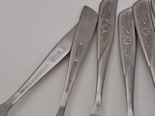 12 x Eetrite `ROSITA` Stainless Steel  small  Cake forks 142mm