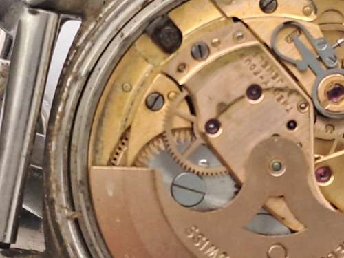 Vintage Mens Omega Geneve automatic watch 565 movement -NOT WORKING- No Lens,Grown not turning