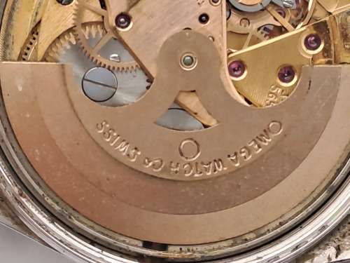 Vintage Mens Omega Geneve automatic watch 565 movement -NOT WORKING- No Lens,Grown not turning