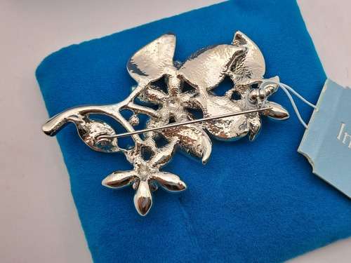 Indulgence metal Brooch still in Box  65x50mm