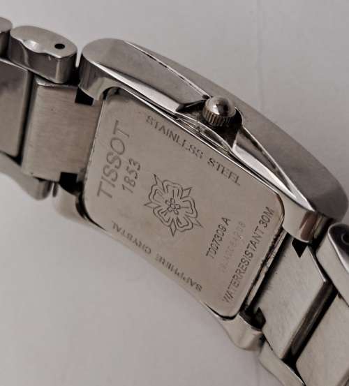 Pre-owned Swiss Made Ladies Tissot 1853 T007309 A Saphire Chrystal Mehanical watch- working