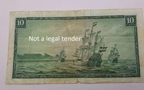 1967   South Africa 10 Rand Afrikaans - English