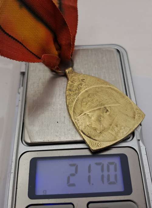 Original Belgium WW1 1914-18 War Service Medal