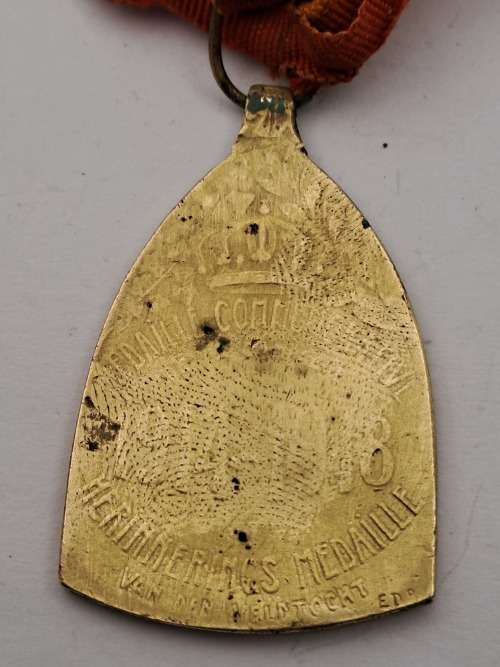 Original Belgium WW1 1914-18 War Service Medal