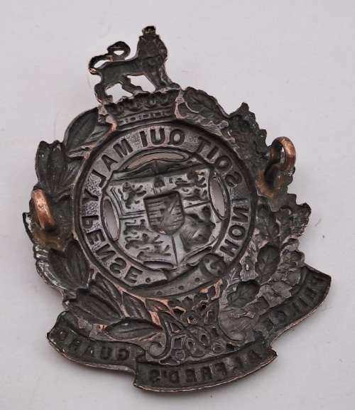 WW1 South African Army Prince Alfred`s Guard uniform Cap badge 65x48mm