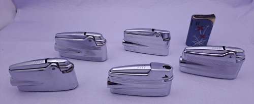 6 x Ronson Lighters (5x 1940/1950`s Varaflame Lighters) all need service or repairs