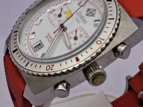 Swiss Made Zodiac 1882 Seadragon Tachymeter Quartz Men`s Watch-as New -Unused